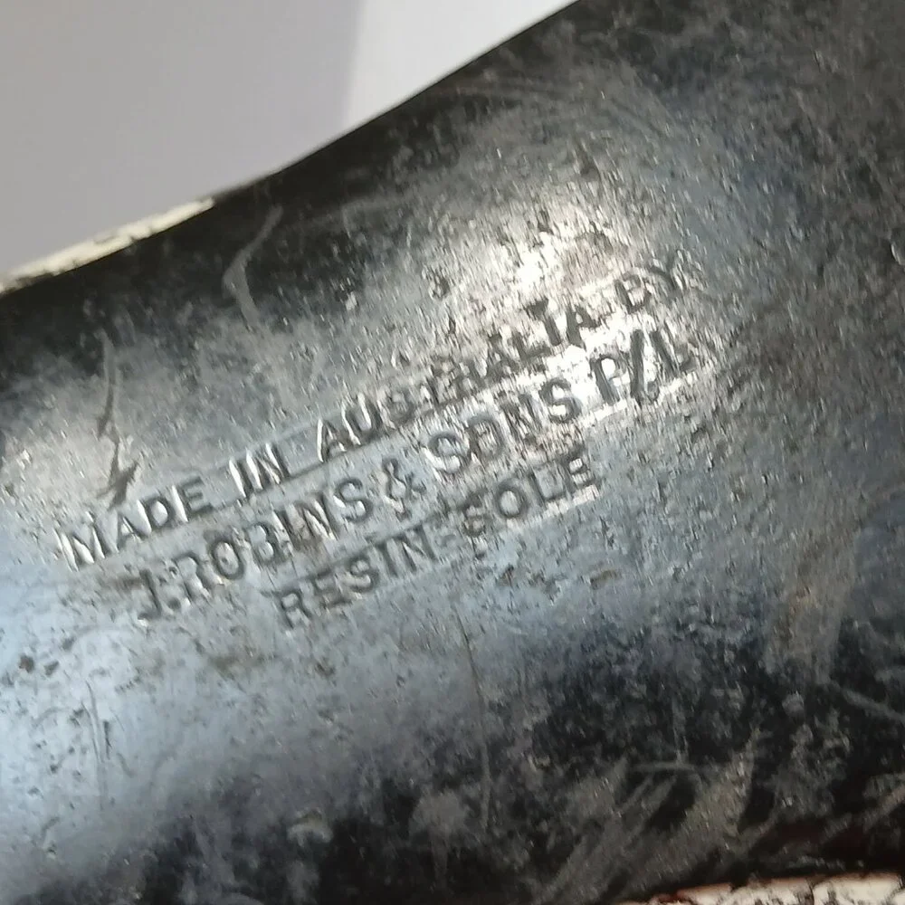 Vintage60's/70's  SnakePrint KneeHigh BlockHeel SquareToe Mod GoGoBoots Sz8 - Picture 10 of 14